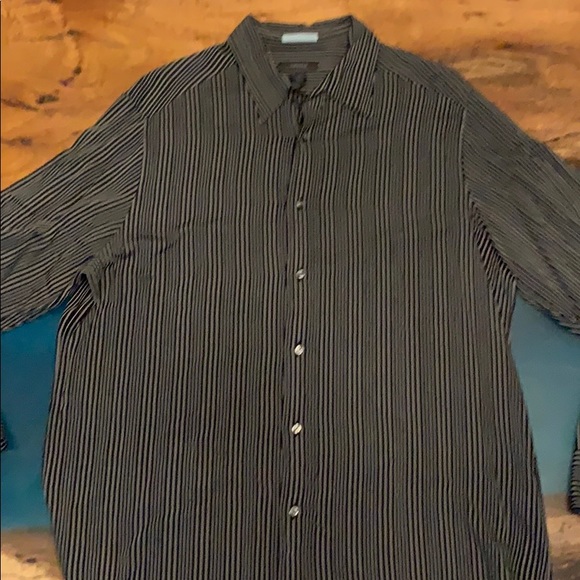 Claiborne Other - Men’s Black/Grey Pinstripe Shirt ❤️